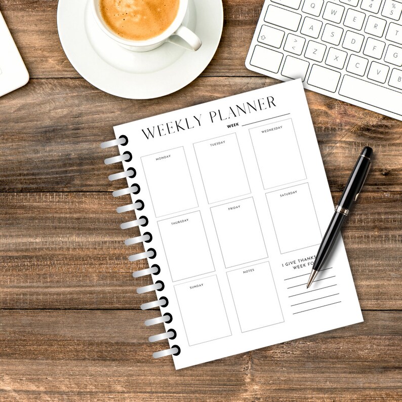 Custom School Principal Planner Printable and Downloadable, Digital