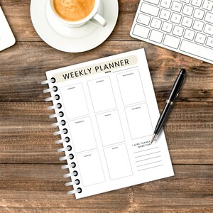 Principal Assistant Planner Printable and Downloadable, Productivity yearly planner keeps you organized with school activities image 4
