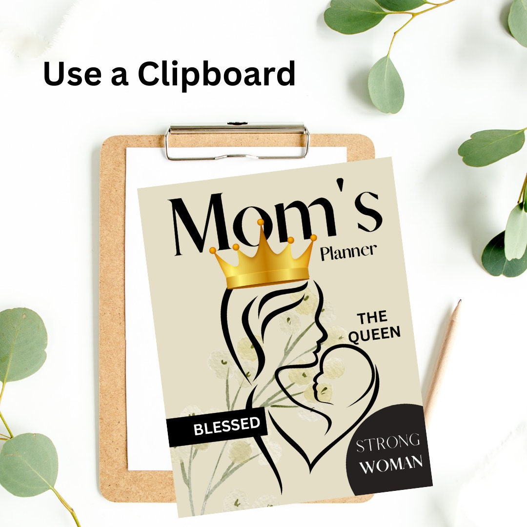 MOM'S Planner Printable and Instant Download, Household Yearly Planner ...