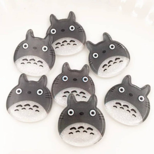 10 Totoro Inspired Resin Flatbacks