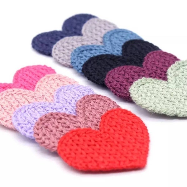 5 Knit Hearts