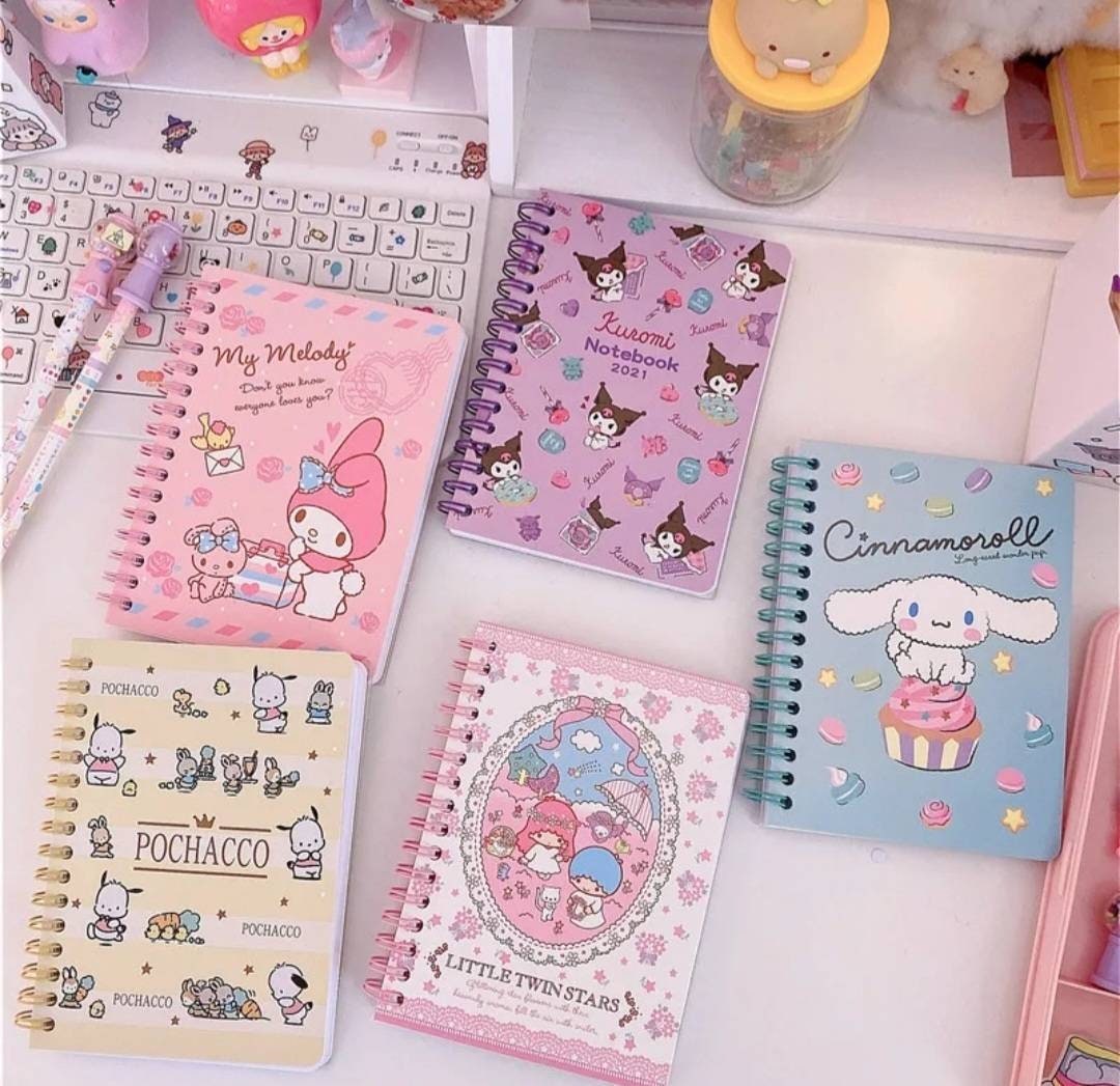 Small A5 Kawaii Spiral Lined Notebook Etsy