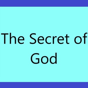The greatest secret never before written down.