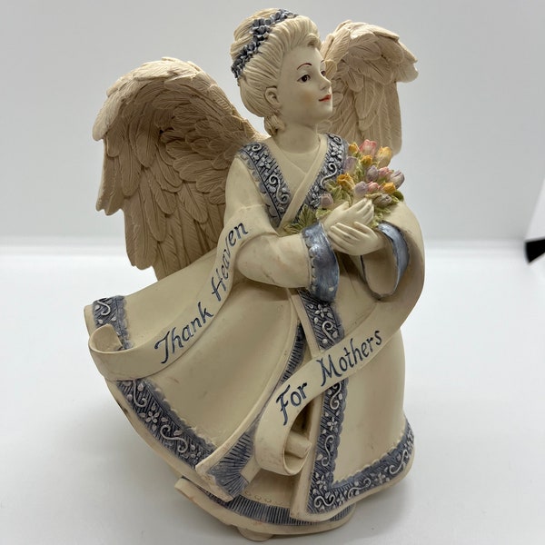 Vintage Sarah's Angels "Thank Heaven For Mothers" Resin Figurine