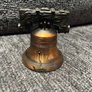 Vintage Brass Small Liberty Bell