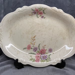 Vintage Large Homer Laughlin Oval Platter