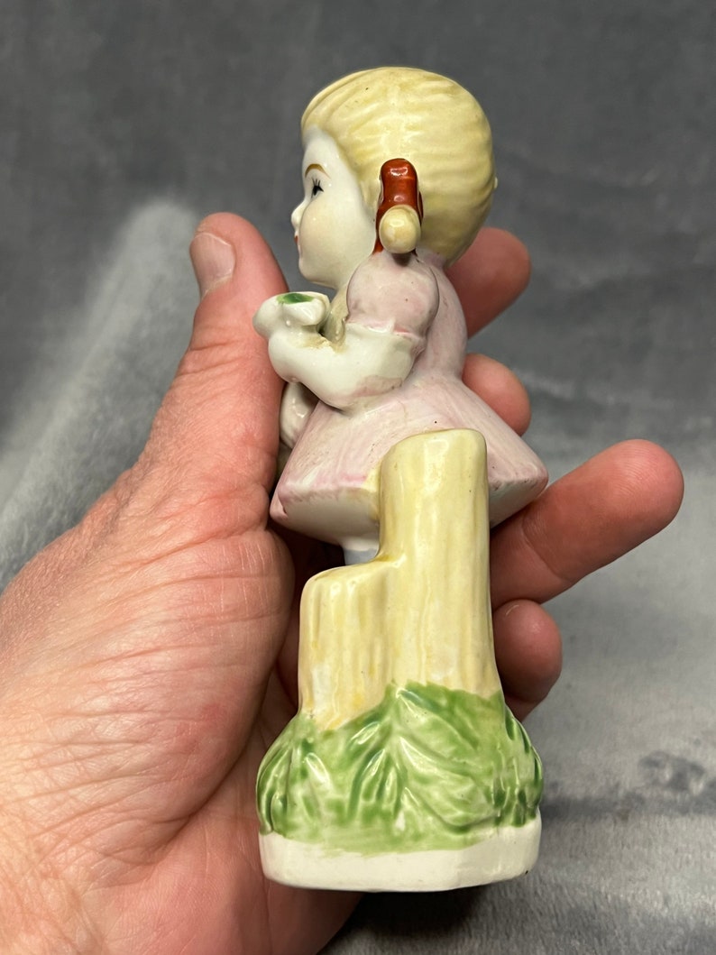 Vintage Porcelain Girl Figurinemade in China Etsy