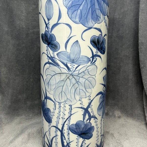 Vintage Hand Painted in Thailand Vase