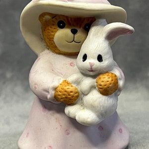 Vintage Lucy and Me Bears Bunny Spring Figurine-Small