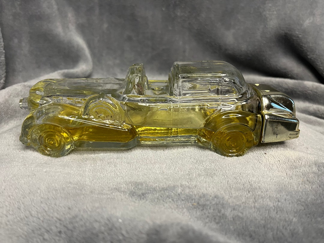 Vintage Avon Bottle Solid Gold Cadillac Aftershave Car Decanter Etsy