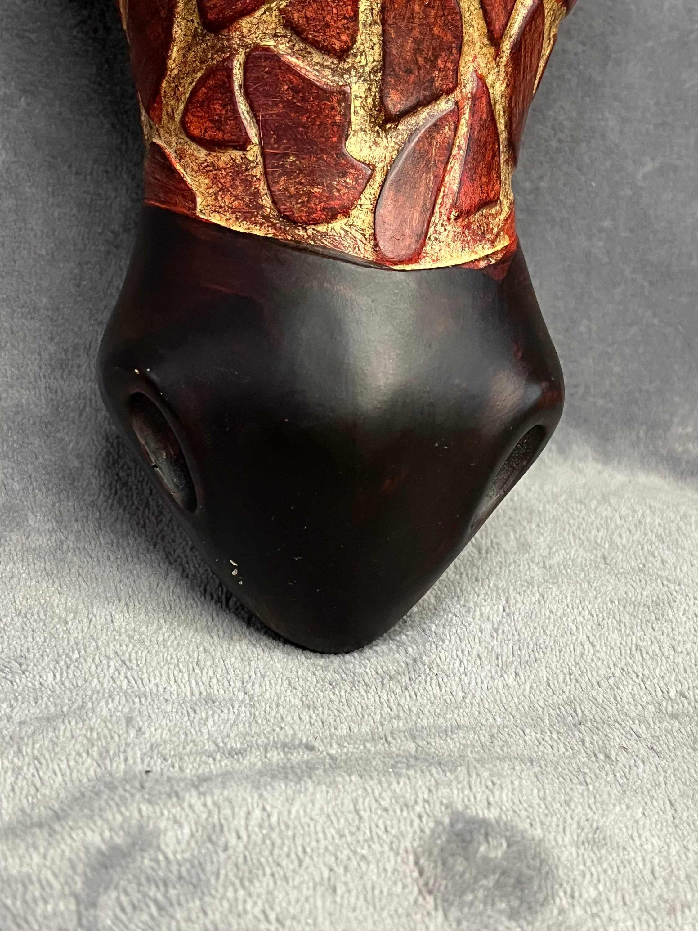 African Giraffe Wall Mask Decor Etsy