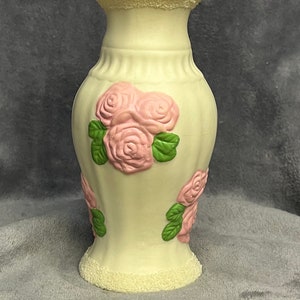 Vintage Porcelain Rose Vase