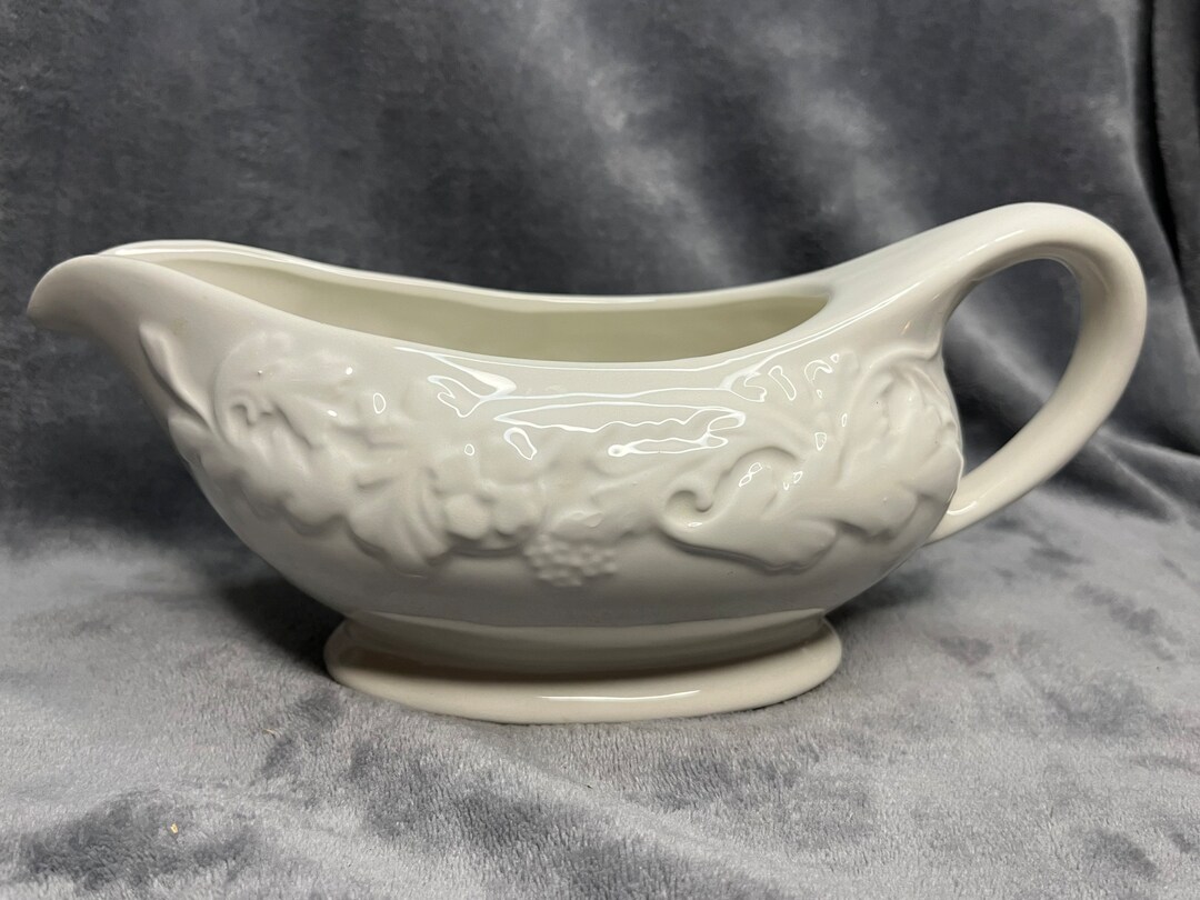 Vintage Ceramica Stefani Gravy Boat Made in Italy Etsy