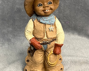 Vintage Miss Martha Holcombe All Gods Children Cowboy Eli Figurine