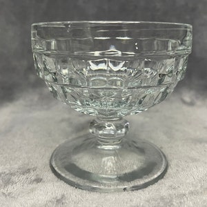 Vintage Fostoria American Pattern Clear Low Sherbet Glass