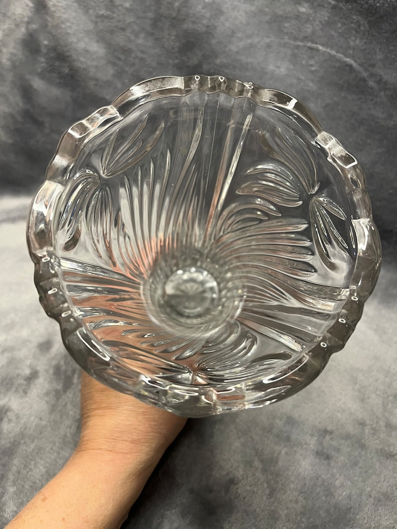 Vintage Anna Hutte Bleikristall 24 Lead Crystal Vase Etsy