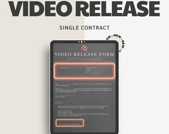 Video Release Form (Single)