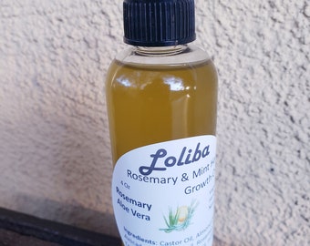 Rosemary Mint Hair Growth Oil, Rosemary Oil, Alopecia, Rosemary Hair Oil, Hair Growth Oil, Hair Thickening Oil, Stimulation hair oil