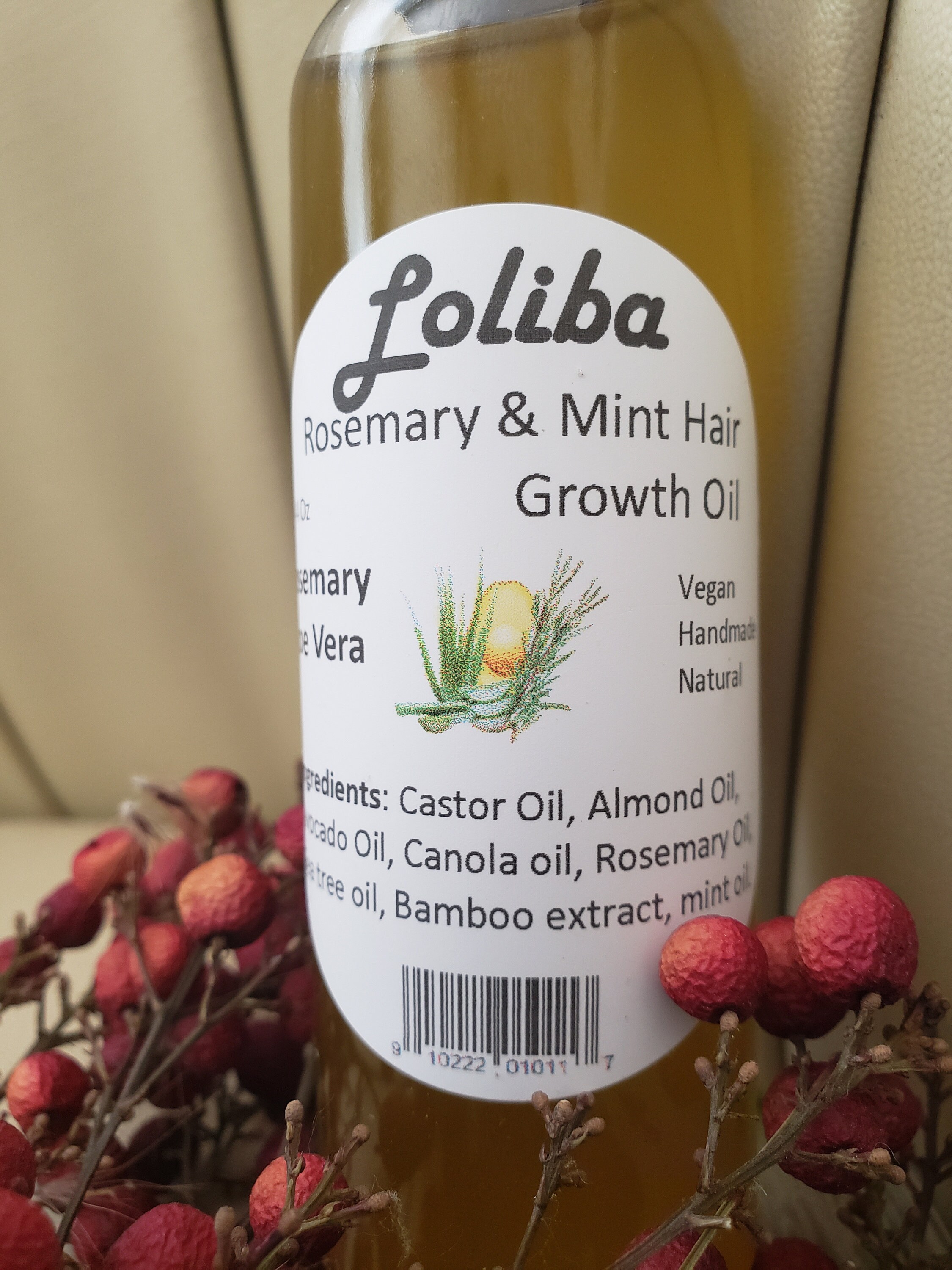 Rosemary Mint Hair Growth Oil, Rosemary Oil, Alopecia, Rosemary Hair