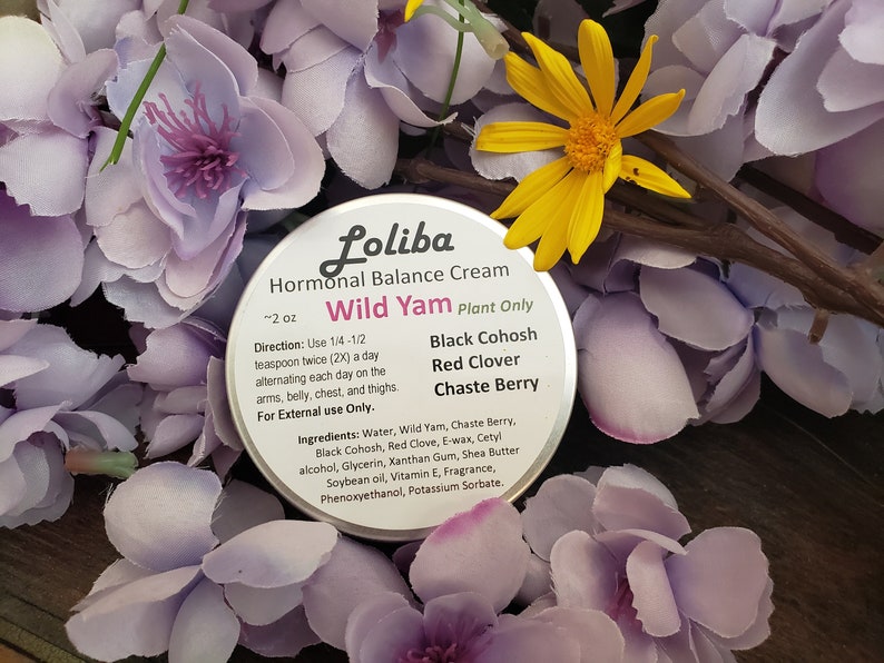 Wild Yam Cream with 4E, Hormone Balance Cream,Wild Yam, Black Cohosh, Red Clover, Chaste berry Vitex Agnus, Menopause, PMS, Hot Flashes image 3