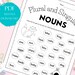 Printable Plural and Singular Nouns Worksheet Coloring Worksheet ...