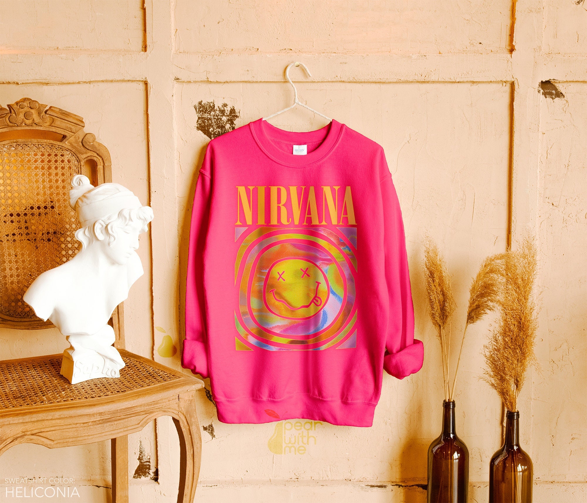 Nirvana Sweatshirts Printerval United Kingdom
