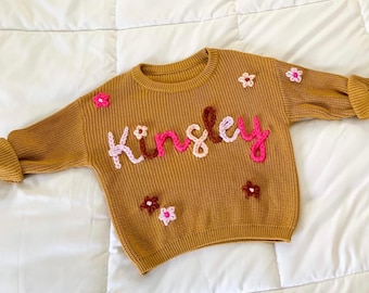 Personalized Baby Name Sweater