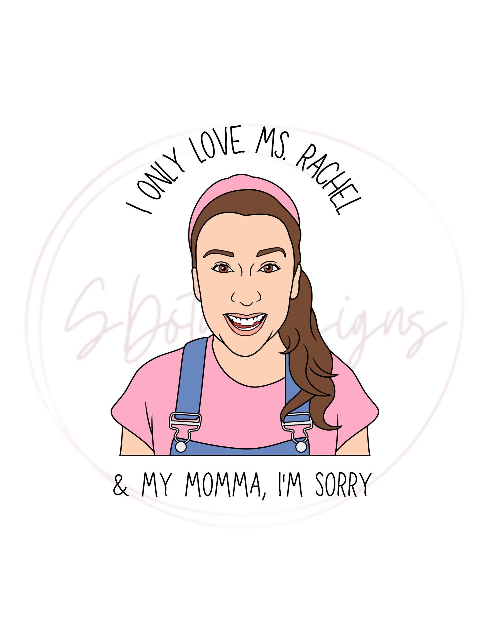 Ms. Rachel PNG, Mrs. Rachel PNG, PNG File for Sublimation, Sublimation