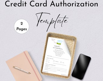 Credit Card Authorization Form for Therapy Practices for Therapists Psychotherapists Social Workers Psychologists