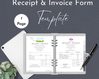 Receipt and Invoice Form | For Therapists, Psychologists, Social Workers, and Psychotherapists in Private Practice