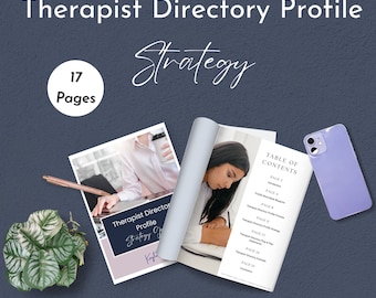 Therapist Directory Profile Strategy for Psychotherapists, Therapists, Social Workers & Psychologists in Private Practice