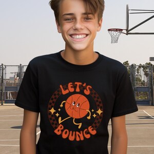 Youth Basketball Shirt, Girls Basketball TShirt, Boys Basketball T Shirt, Funny Basketball Tee for Kids, Basketball Lover Gift, Tip Off
