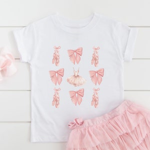 Girls Ballet Shirt, Ballerina TShirt for Dancer, Kids Ballet Dancer Comfort Colors Tee, Dance Recital Gift for Ballerina, Youth Dance TShirt