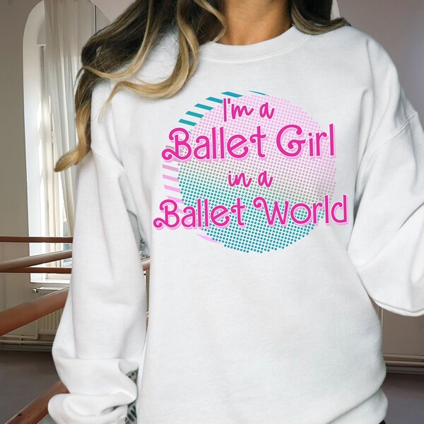 Pink Ballet Sweater Etsy