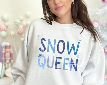 Snow Queen Nutcracker Sweatshirt, Waltz of the Snowflakes Sweater, Dancer Crewneck, Christmas Ballet Sweat Shirt, Dance Gifts for Ballerina