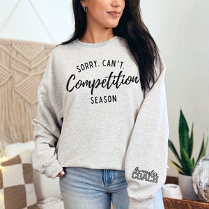 GYMNASTICS COACH Sweatshirt, Competition Season Gift for Gymnastics Coach, Competitive Gymnast, Tumbling Coach, Rhythmic Gymnastics Crewneck