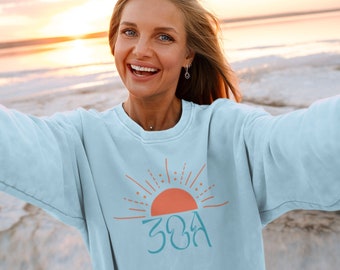 30A Sweatshirt, 30A Florida Crewneck, Panama City Beach, Florida Vacation Family Sweatshirts, Beach Vacation Shirt, FL Crewnecked Sweatshirt