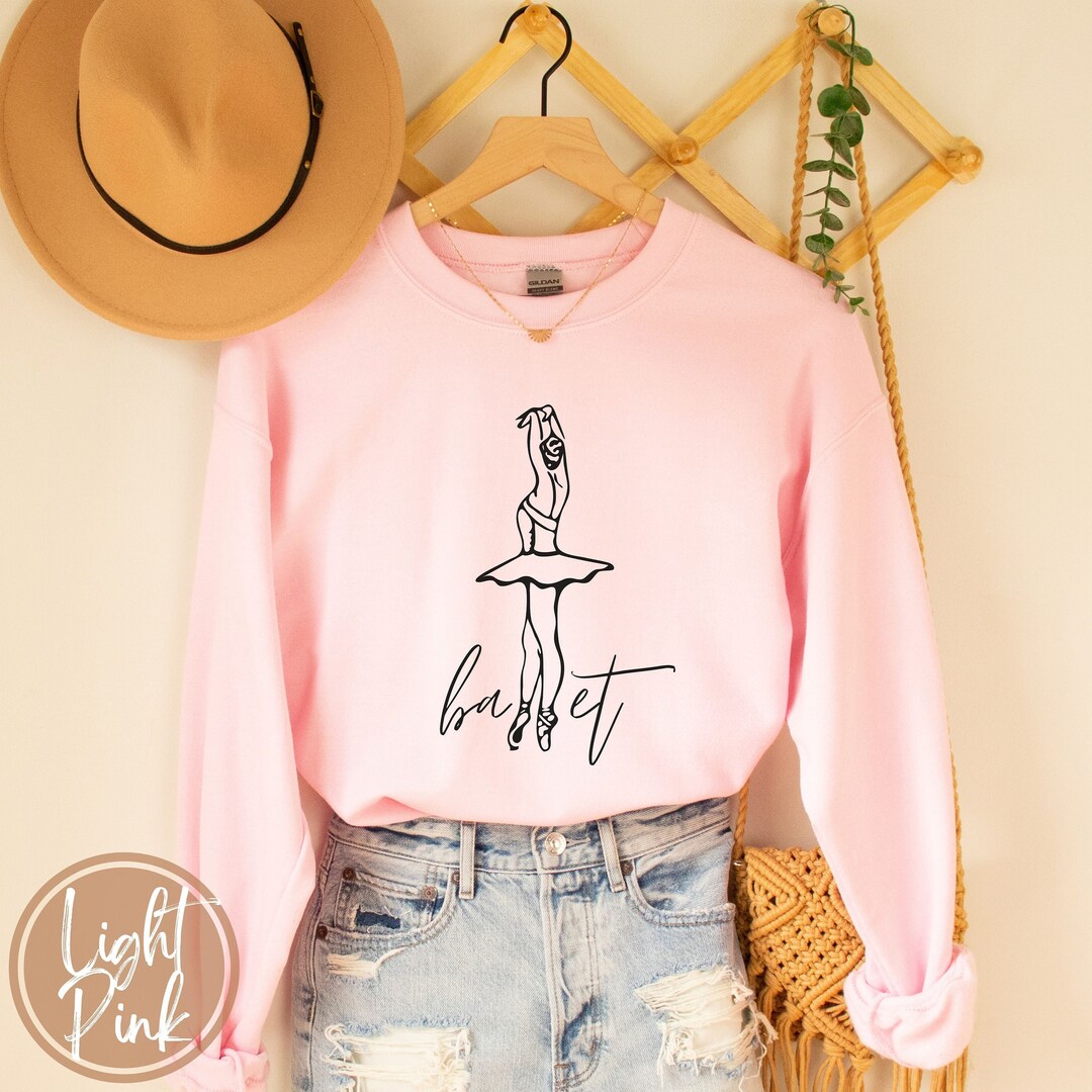 Big Sis Embroidered Patch Sweatshirt- Ballet main image 0