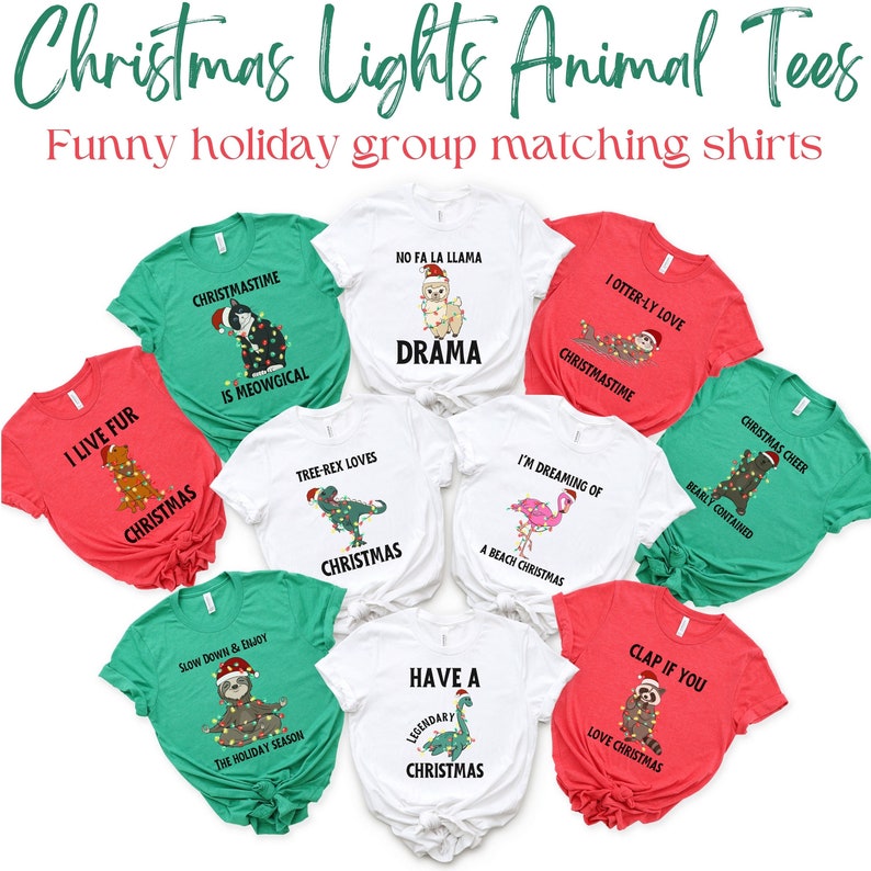 Funny Santa Sloth T-Shirt, Sloth Lover Gift, Sloth Christmas Pajamas, Christmas Sloth Shirt, Sloths Holiday Tee Shirt, Animal Lover T Shirt image 2