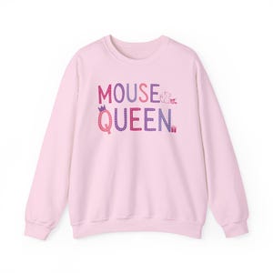 Mouse Queen Sweatshirt, Battle Scene The Nutcracker Ballet Shirt, Mouse Queen Gift for Ballerina, Christmas Ballet Shirt, Ballet Dancer Gift Light Pink