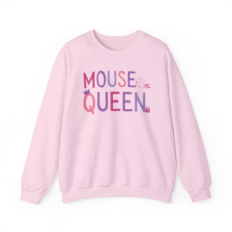 Mouse Queen Sweatshirt, Battle Scene The Nutcracker Ballet Shirt, Mouse Queen Gift for Ballerina, Christmas Ballet Shirt, Ballet Dancer Gift Light Pink