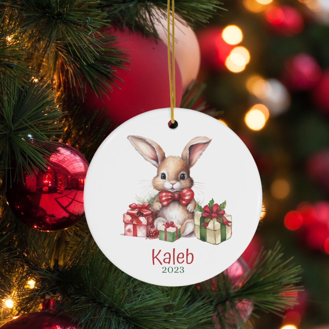Personalized Kids Christmas Ornament, Custom Name Christmas Ornament ...