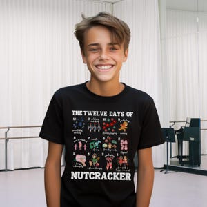 12 Days of Nutcracker Shirt, Funny Nutcracker Ballet Shirt, Holiday Dance Teacher Sweatshirt, Christmas Ballet Crewneck, Ballet Dancer Gift image 6