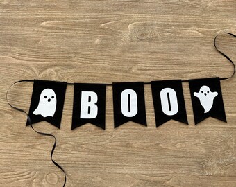 Halloween BOO Fabric Bunting