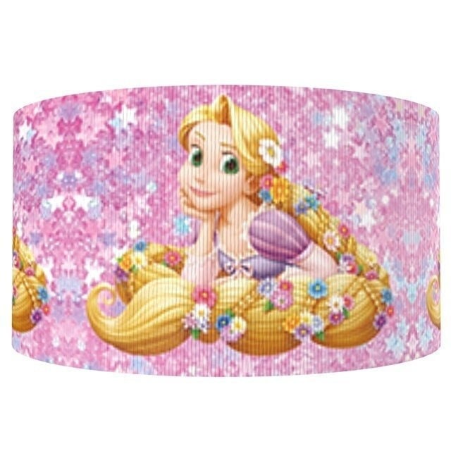 Tangled Ribbpm Disney Tangled Ribbon 1 or 1.5 High Quality Grosgrain Ribbon by the ...