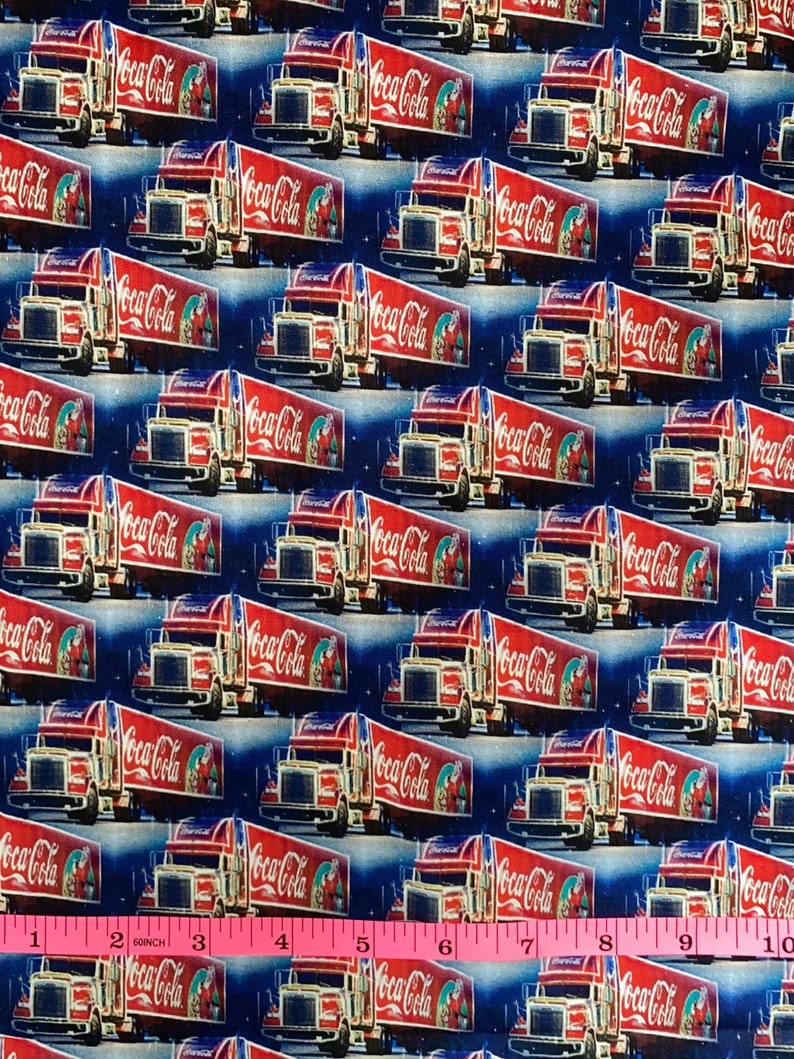 Coca-cola Fabric 100% Cotton Fabric Fat Quarters Fat Eighths Tumbler ...