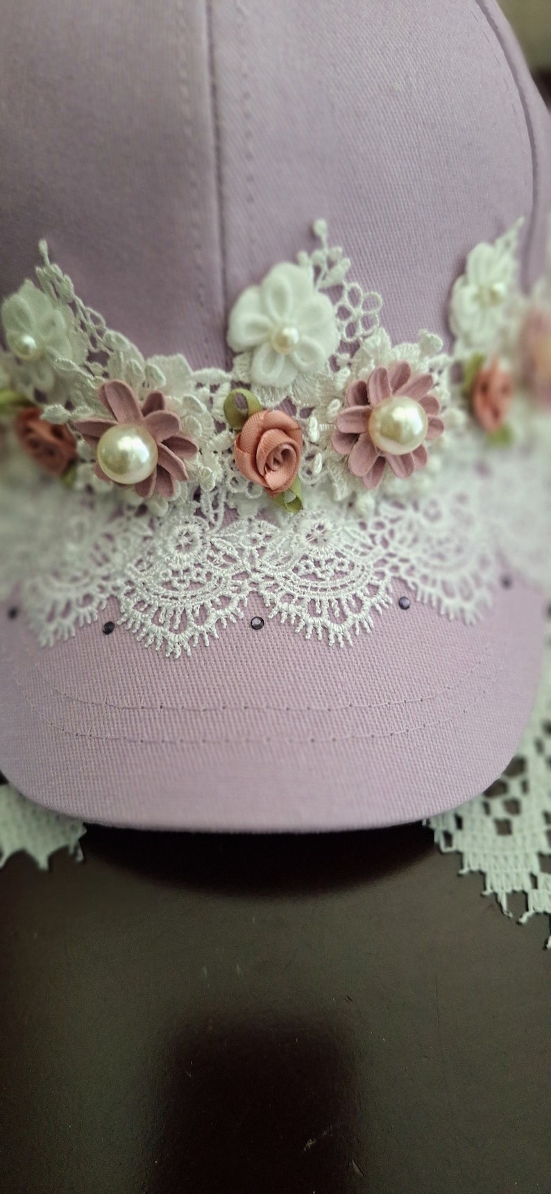 Vintage Hats With Pearls Lace and Elegance in Pink... - Etsy