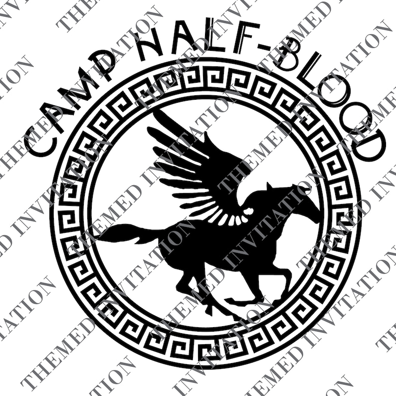 Camp Halfblood File Etsy