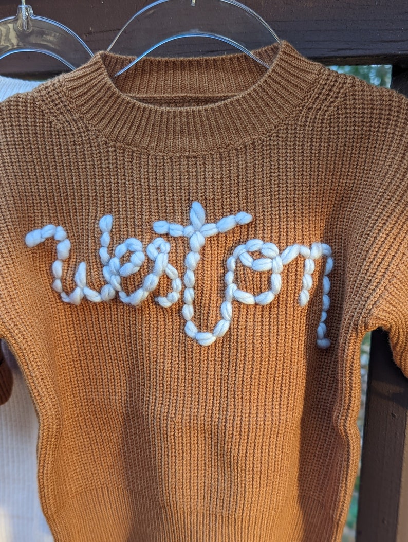Hand Embroidered Baby & Toddler Autumn Crew Neck image 5