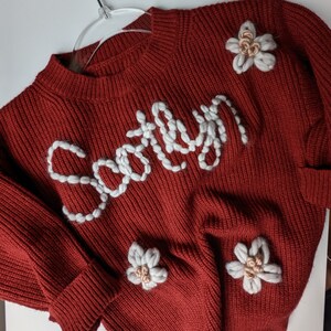 Hand Embroidered Baby & Toddler Autumn Crew Neck image 3